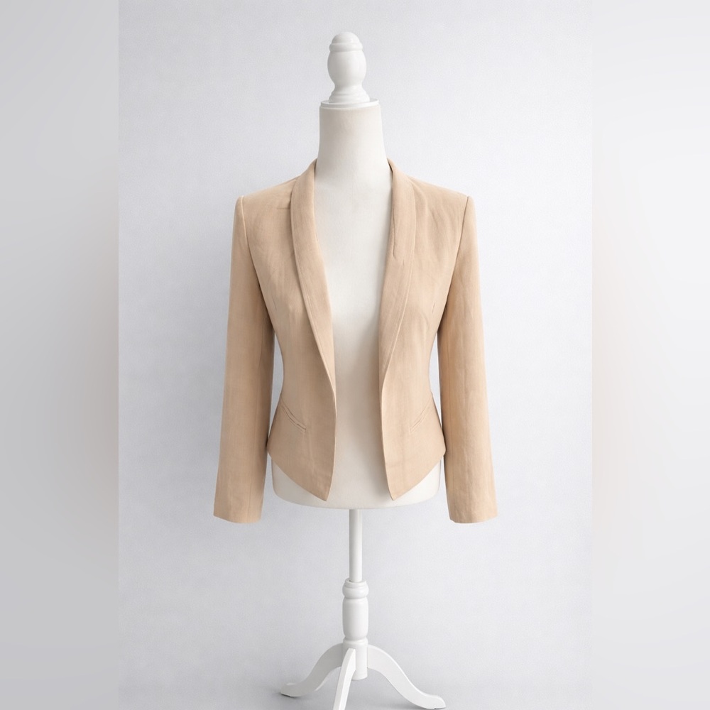 Short Tan Women's Blazer